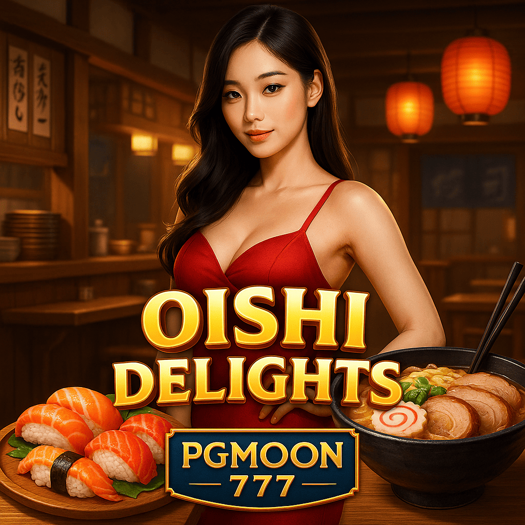 OISHI DELIGHTS ความอร่อยสไตล์ญี่ปุ่นบนสล็อตใหม่ PGMOON777 สุดพิเศษ