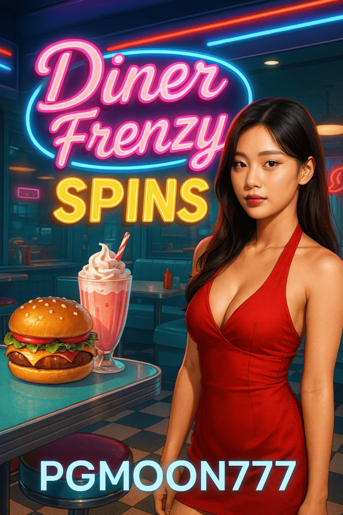 DINER FRENZY SPINS สล็อตร้านอาหารโบนัสแตกง่าย PGMOON777