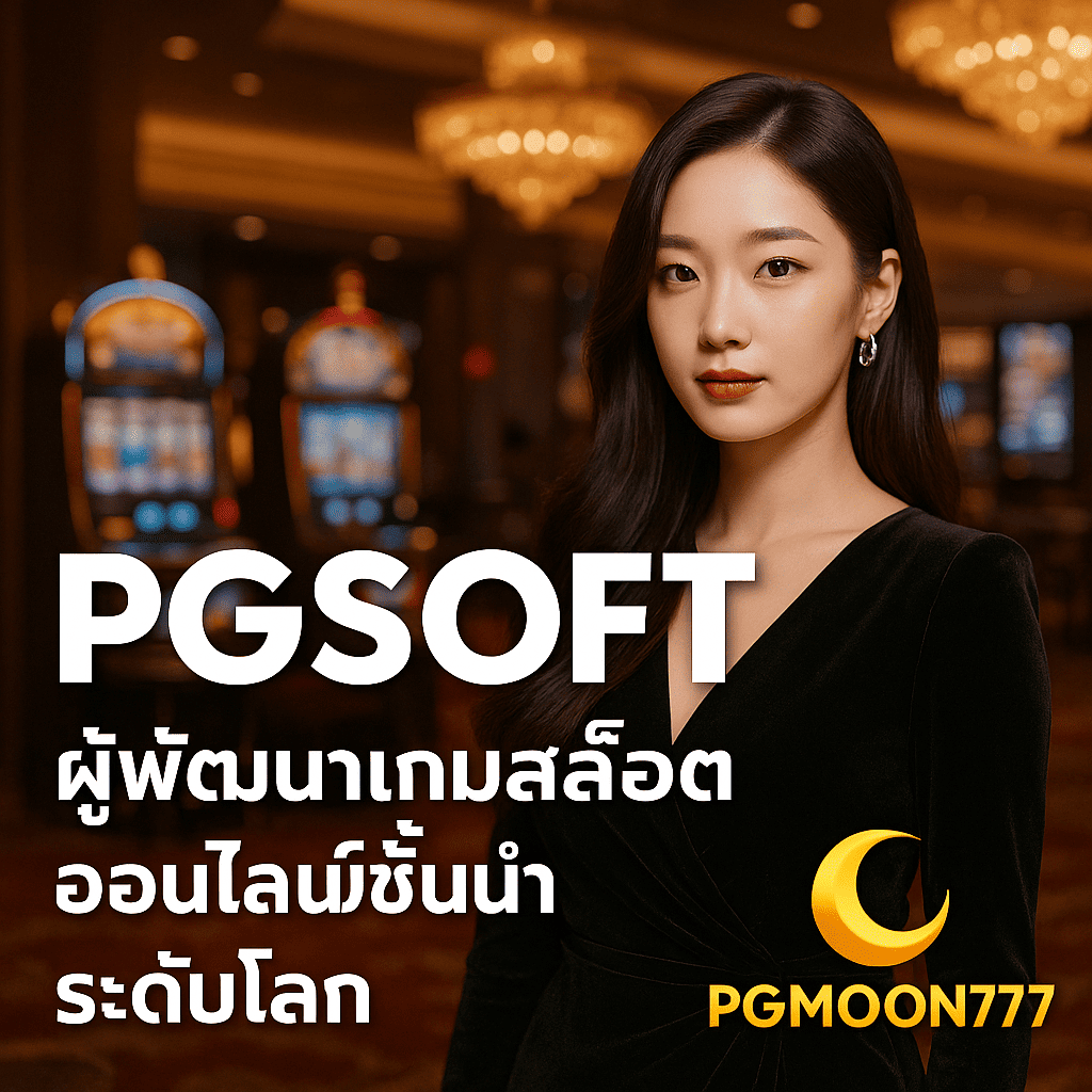 PGSOFT ผู้พัฒนาเกมสล็อตออนไลน์ชั้นนำระดับโลกกับ PGMOON777