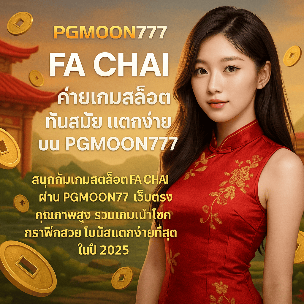 FA CHAI ค่ายเกมสล็อตทันสมัย แตกง่ายบน PGMOON777