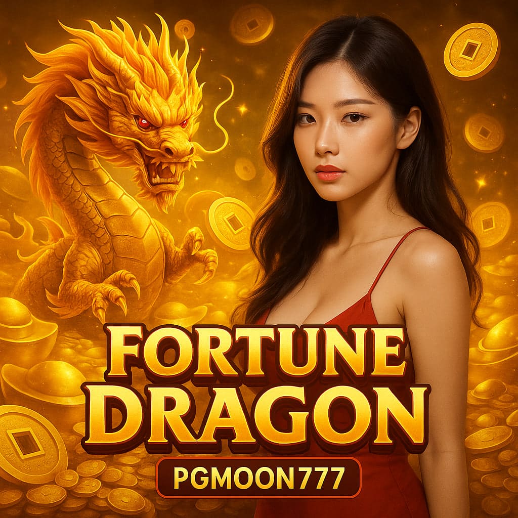 FORTUNE DRAGON สล็อตมังกรทองนำโชค โบนัสแตกง่ายที่ PGMOON777