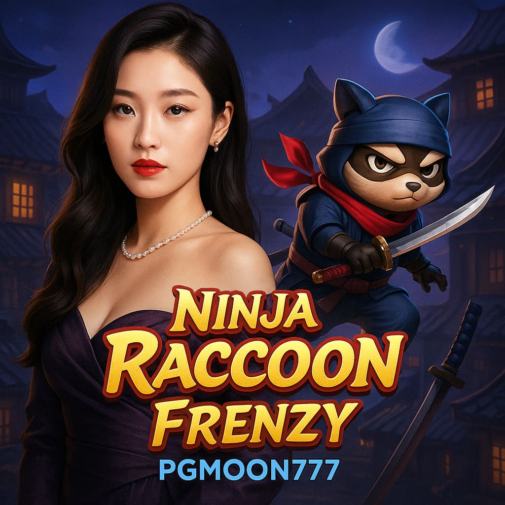Ninja Raccoon Frenzy PGMOON777 สล็อตนินจาแรคคูนสุดมันส์