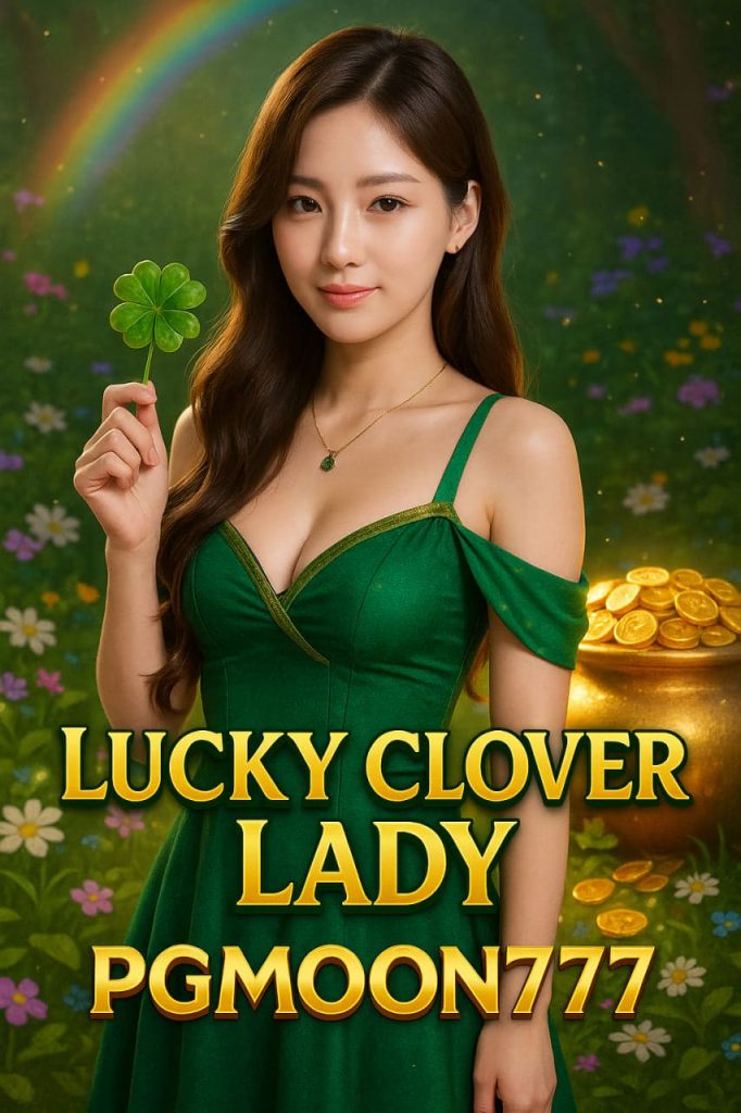 LUCKY CLOVER LADY เกมสล็อตสาวนำโชคโคลเวอร์ แตกง่ายกับ PGMOON777
