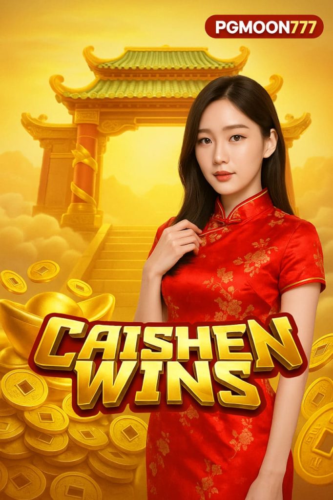 CAISHEN WINS สล็อตเทพเจ้าแห่งความมั่งคั่งแตกง่าย PGMOON777