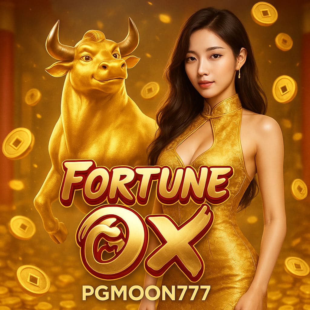 FORTUNE OX สล็อตวัวแห่งโชคลาภ โบนัสแตกง่ายกับ PGMOON777
