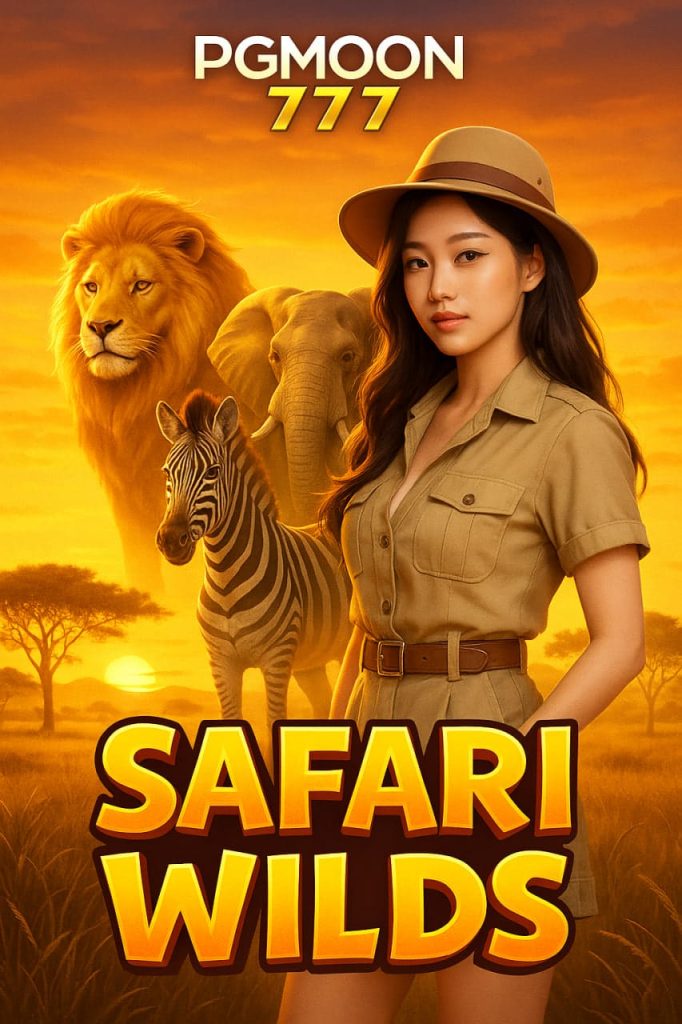 SAFARI WILDS จาก PGMOON777 ผจญภัยซาฟารีลุ้นโบนัสสัตว์ป่า